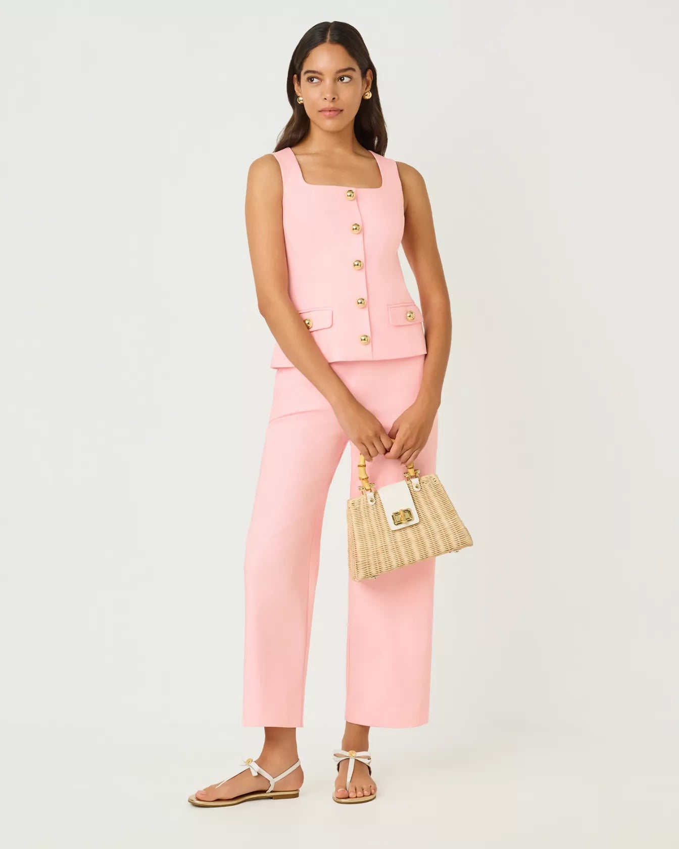 Moira Sleeveless TopLILLY PULITZERThe Printed Peach Savannah
