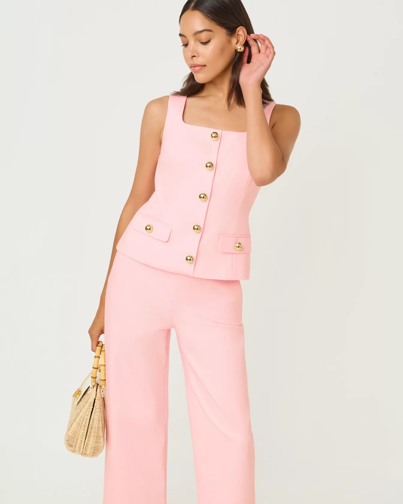 Moira Sleeveless TopLILLY PULITZERThe Printed Peach Savannah