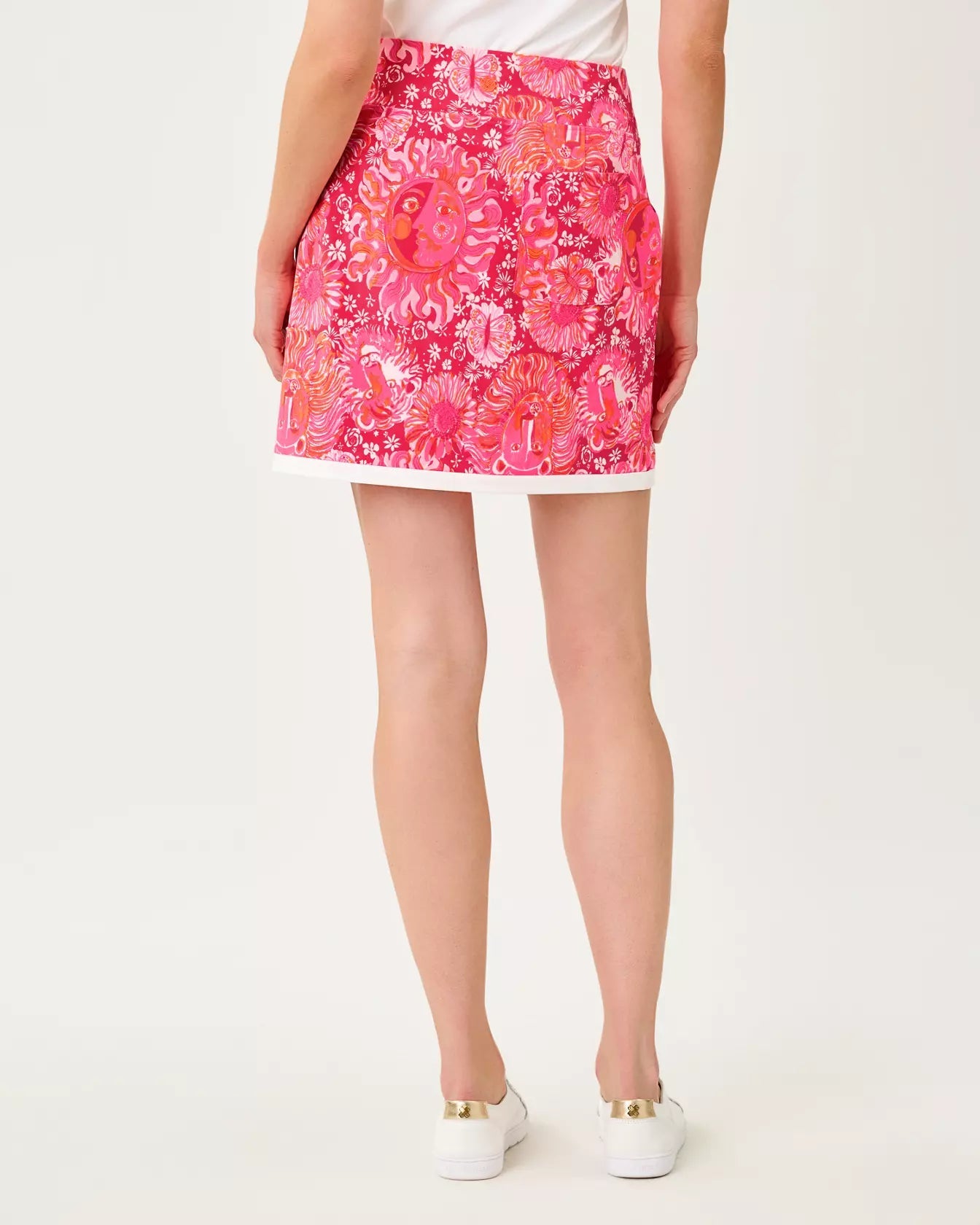 Monica Bow Skort UPF 50+Women - Active - Active Bottoms - SkortsLILLY PULITZERThe Printed Peach Savannah