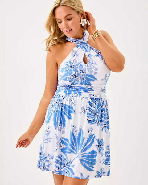 Montecito Skirted RomperWomens - RompersLILLY PULITZERThe Printed Peach Savannah