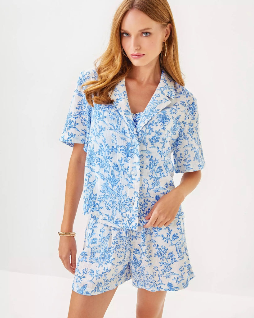 Montee Shirt Cover - UpHeartland Retail ItemsLILLY PULITZERThe Printed Peach Savannah