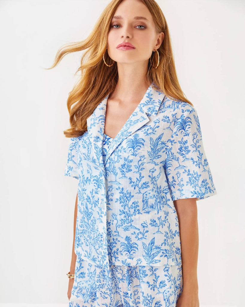 Montee Shirt Cover - UpHeartland Retail ItemsLILLY PULITZERThe Printed Peach Savannah