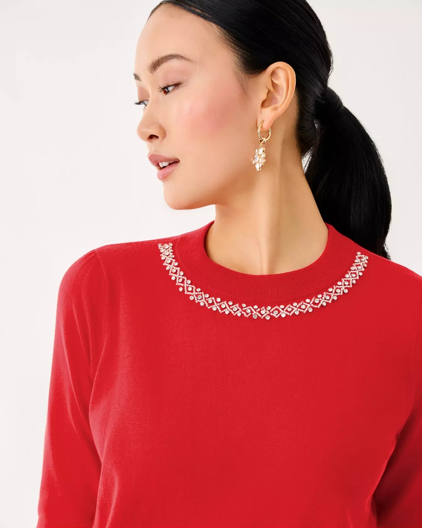 Morgen SweaterWomen - Sweaters & Cardigans - Pullover SweatersLILLY PULITZERThe Printed Peach Savannah