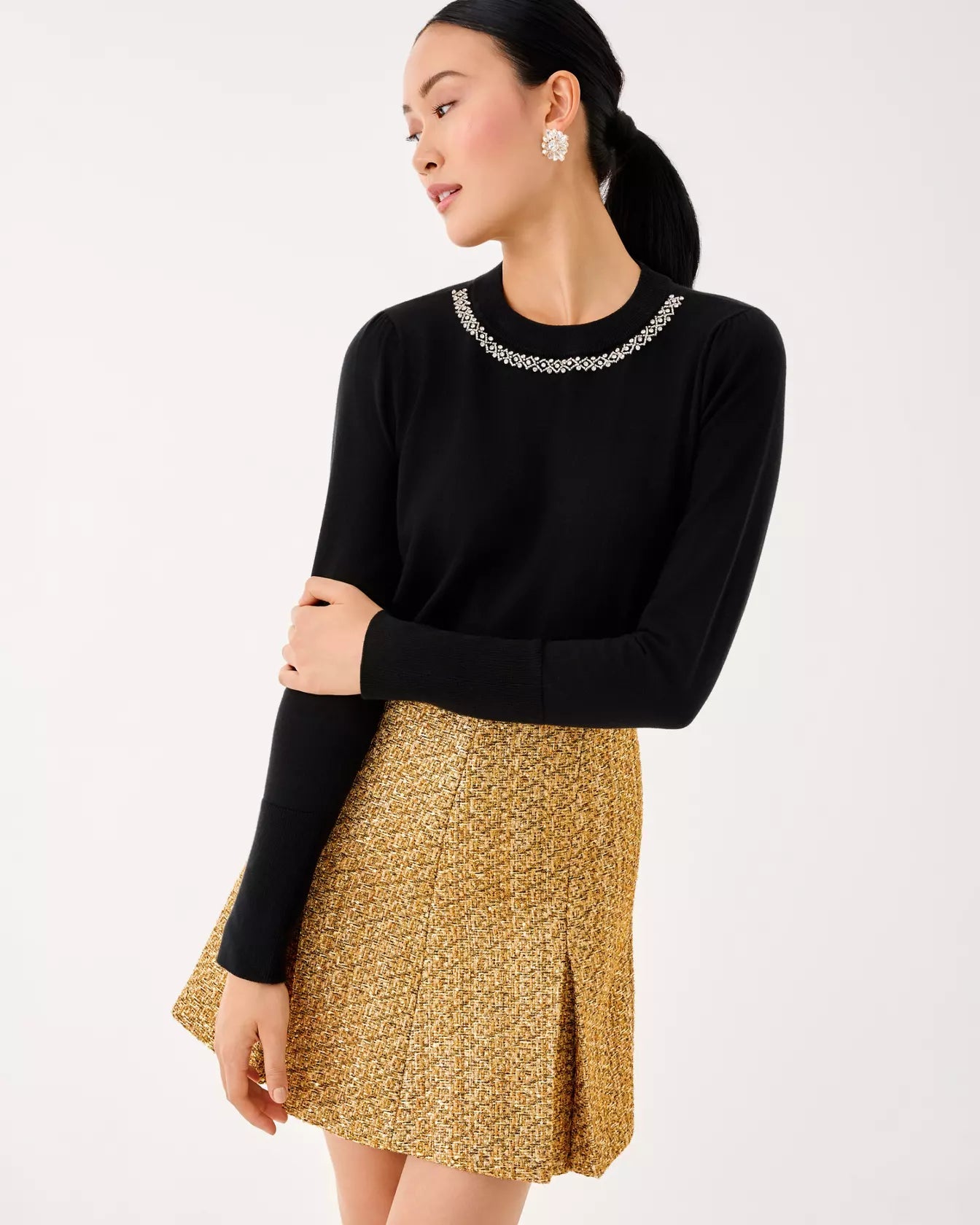 Morgen SweaterWomen - Sweaters & Cardigans - Pullover SweatersLILLY PULITZERThe Printed Peach Savannah