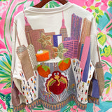 Multi Thanksgiving Day Parade SweatshirtQueen of SparklesThe Printed Peach Savannah