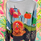 Multi Thanksgiving Parade SweaterQueen of SparklesThe Printed Peach Savannah