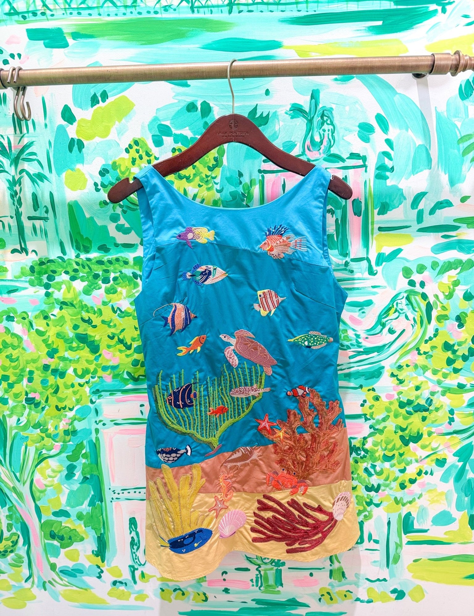 Multi Under the Sea Cotton Tank DressQueen of SparklesThe Printed Peach Savannah
