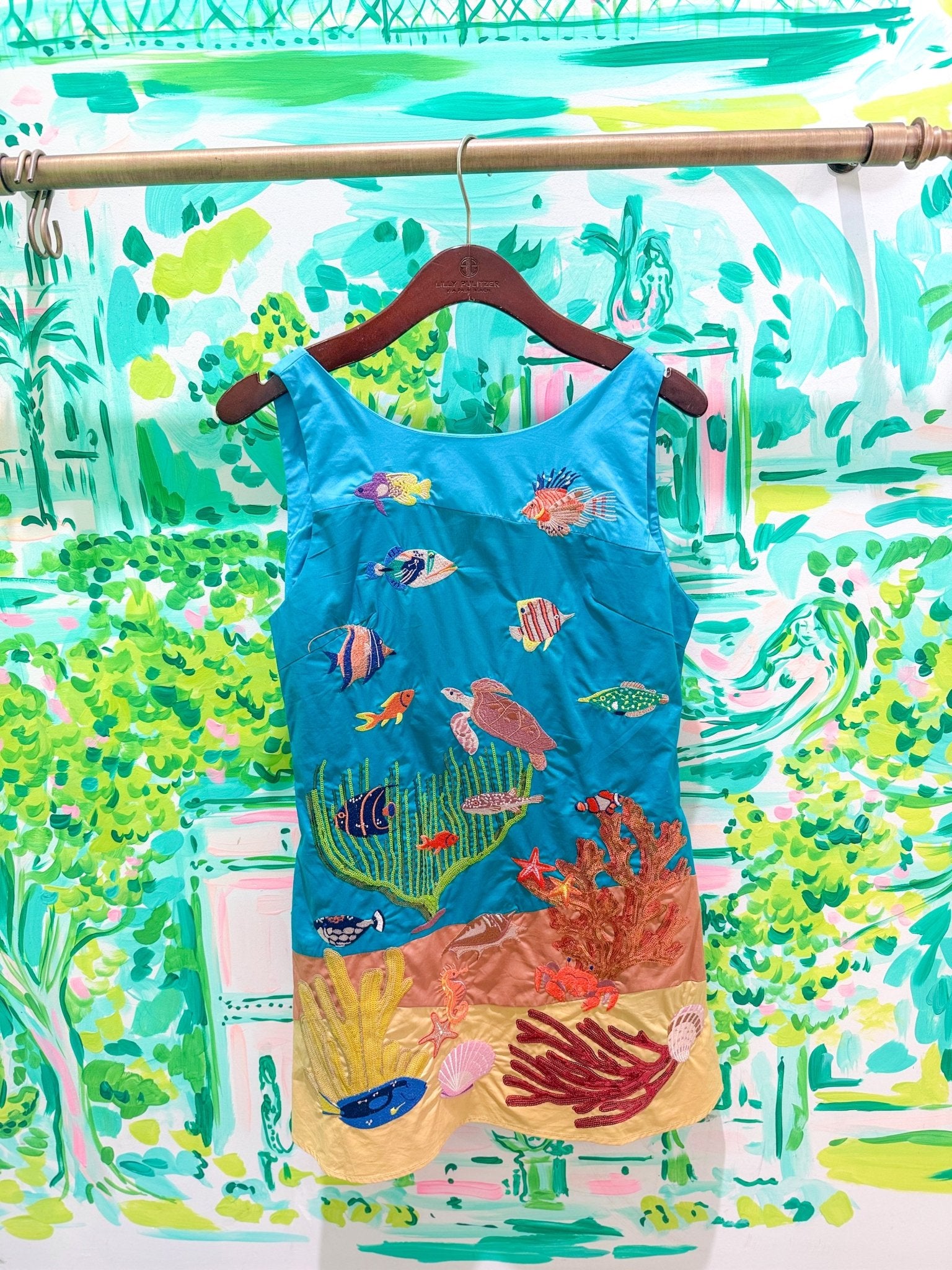 Multi Under the Sea Cotton Tank DressQueen of SparklesThe Printed Peach Savannah