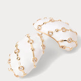 Mumbo Jumbo Hoop EarringsAccessories - EarringsLILLY PULITZERThe Printed Peach Savannah