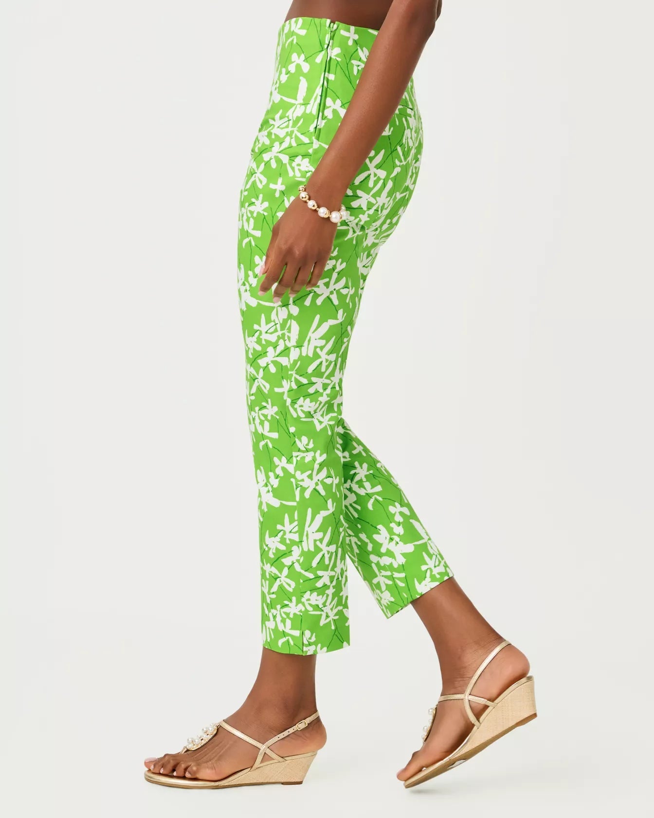 Nancee Crop PantWomen - Bottoms - PantsLILLY PULITZERThe Printed Peach Savannah