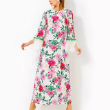 Nathalia Embellished Silk Maxi DressWomen - Dresses - Straight DressesLILLY PULITZERThe Printed Peach Savannah