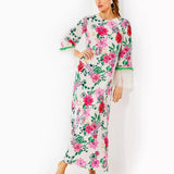 Nathalia Embellished Silk Maxi DressWomen - Dresses - Straight DressesLILLY PULITZERThe Printed Peach Savannah