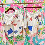 Neutral Multi Under the Sea Creature ShortQueen of SparklesThe Printed Peach Savannah