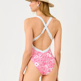 Nioma One - Piece SwimsuitWomen - Swim - One - Piece SwimsuitsLILLY PULITZERThe Printed Peach Savannah