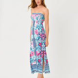 Noa Strapless Maxi DressWomen - Dresses - Straight DressesLILLY PULITZERThe Printed Peach Savannah