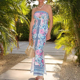 Noa Strapless Maxi DressWomen - Dresses - Straight DressesLILLY PULITZERThe Printed Peach Savannah