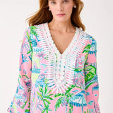 Ocleppo V - Neck Maxi CaftanWomen - Dresses - A - Line/Easy DressesLILLY PULITZERThe Printed Peach Savannah