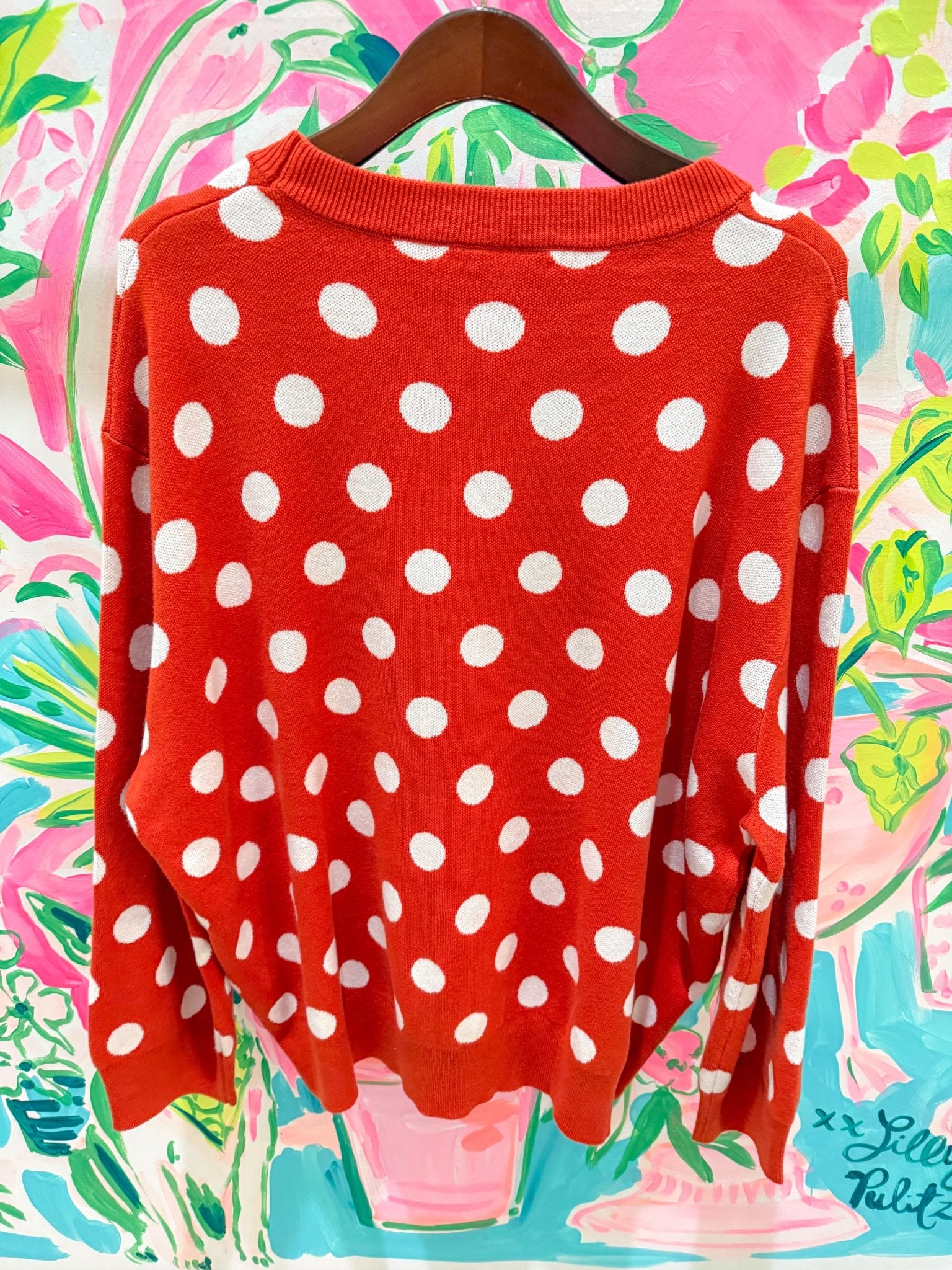 Orange Polkadot Pumpkin SweaterQueen of SparklesThe Printed Peach Savannah