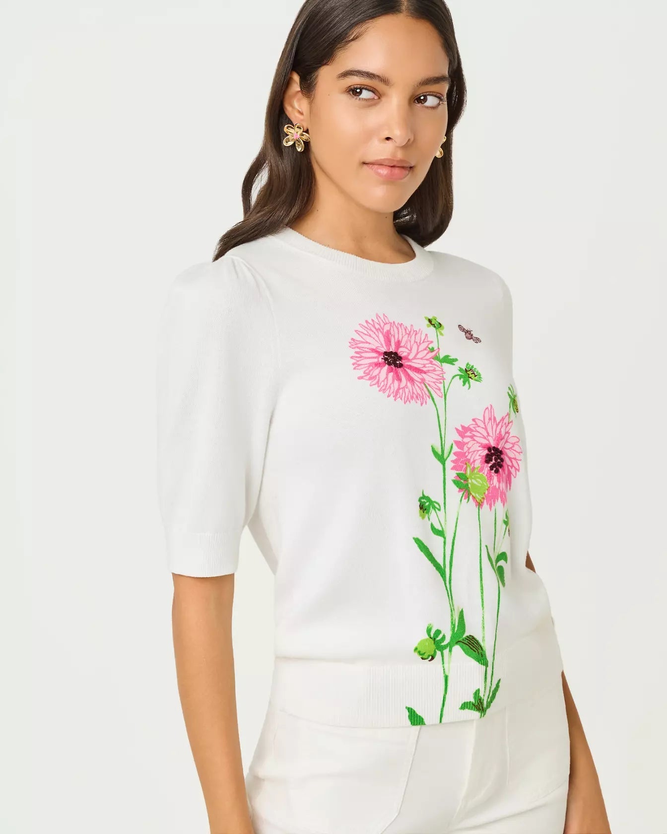 Orton SweaterWomen - Pullover SweatersLILLY PULITZERThe Printed Peach Savannah