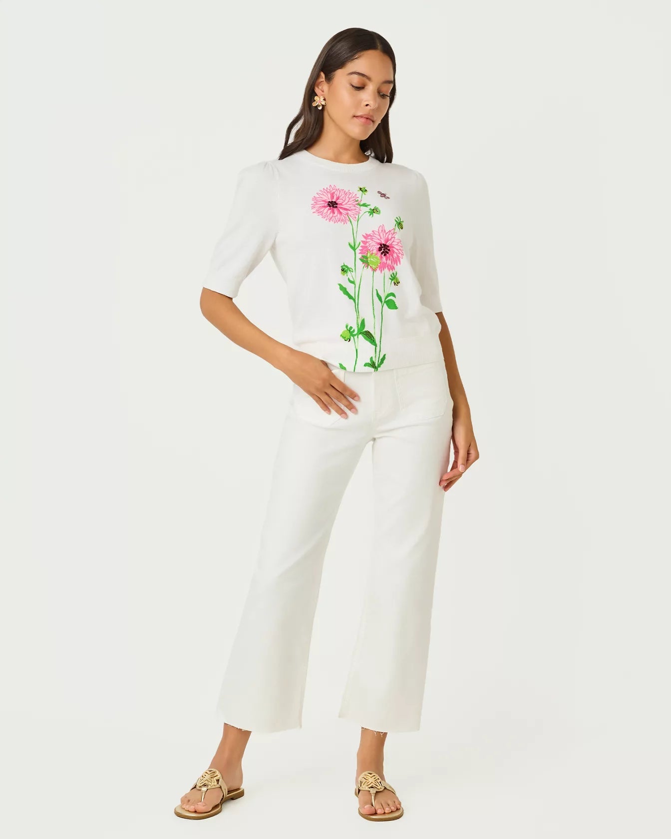 Orton SweaterWomen - Pullover SweatersLILLY PULITZERThe Printed Peach Savannah