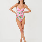 Palma One PieceWomen - Swim - One - Piece SwimsuitsLILLY PULITZERThe Printed Peach Savannah