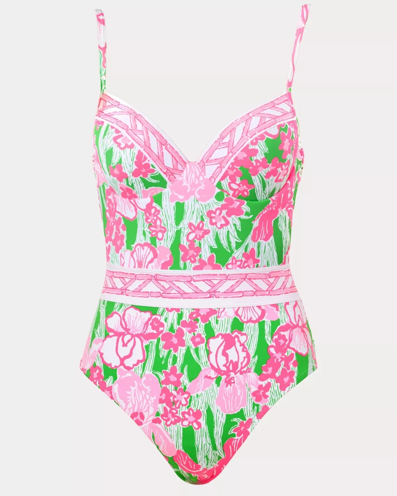 Palma One PieceWomen - Swim - One - Piece SwimsuitsLILLY PULITZERThe Printed Peach Savannah