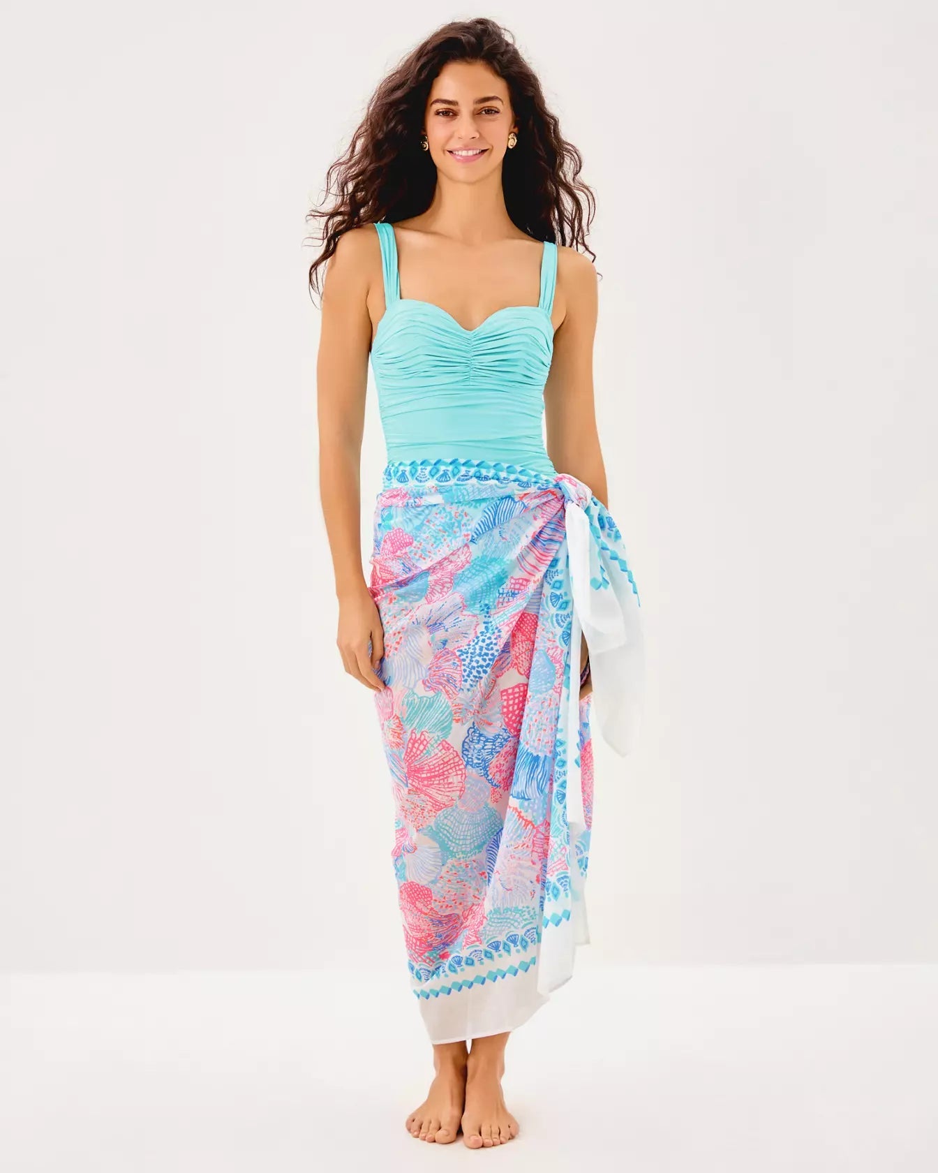 PareoWomen - Swim - Cover UpsLILLY PULITZERThe Printed Peach Savannah
