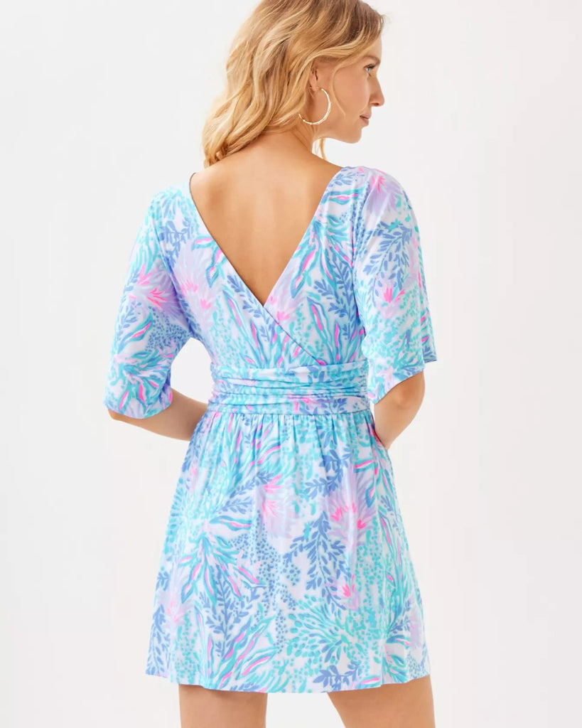 Parigi Boat Neck RomperWomens - RompersLILLY PULITZERThe Printed Peach Savannah