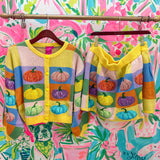 Pastel Colorblock Pumpkin SkirtQueen of SparklesThe Printed Peach Savannah