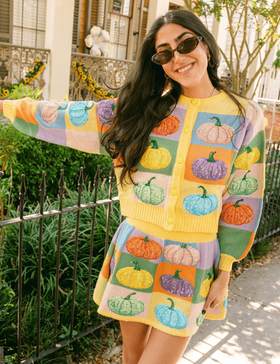 Pastel Colorblock Pumpkin SkirtWomen - Bottoms - SkirtsQueen of SparklesThe Printed Peach Savannah