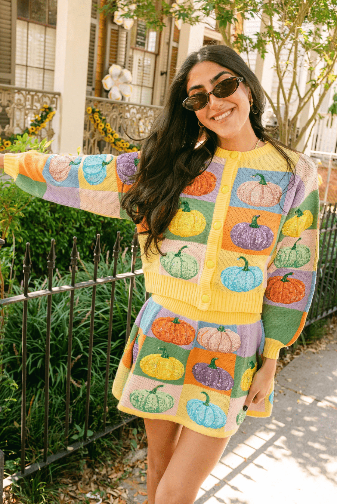 Pastel Colorblock Pumpkin SkirtWomen - Bottoms - SkirtsQueen of SparklesThe Printed Peach Savannah