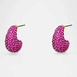 Pave Dome Mini Hoop EarringsAccessories - Jewelry - EarringsLele SadoughiThe Printed Peach Savannah