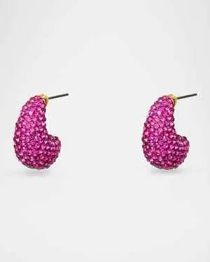 Pave Dome Mini Hoop EarringsAccessories - Jewelry - EarringsLele SadoughiThe Printed Peach Savannah