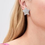 Pave Star Button EarringsAccessories - Jewelry - EarringsLele SadoughiThe Printed Peach Savannah