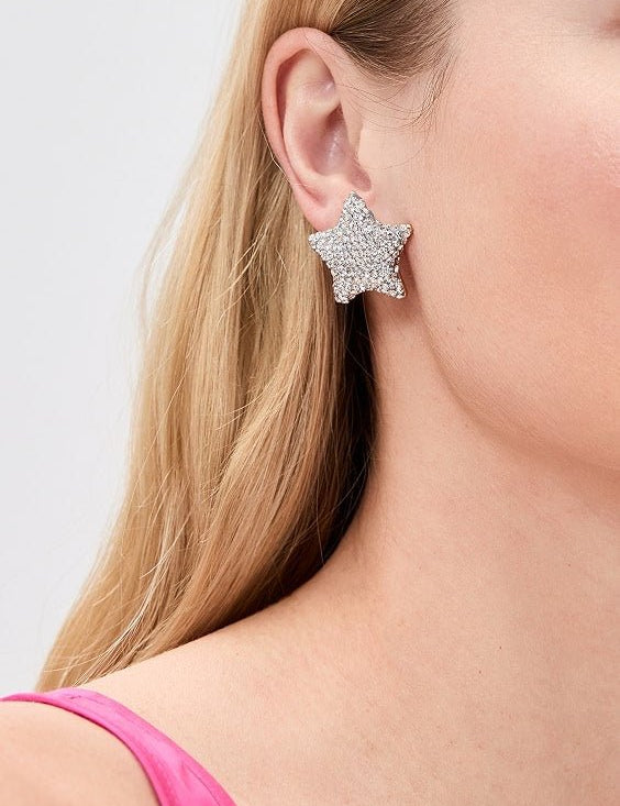 Pave Star Button EarringsAccessories - Jewelry - EarringsLele SadoughiThe Printed Peach Savannah