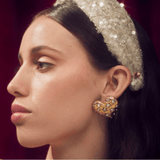Pave Star Button EarringsHeartland Retail ItemsLele SadoughiThe Printed Peach Savannah