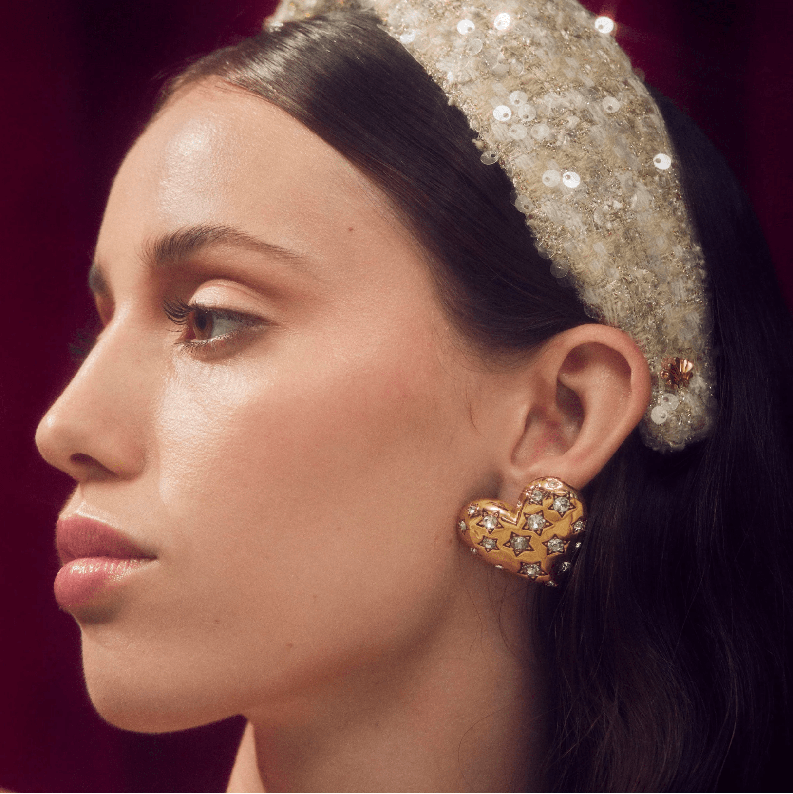 Pave Star Button EarringsHeartland Retail ItemsLele SadoughiThe Printed Peach Savannah