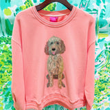 Peach Doodle SweatshirtQueen of SparklesThe Printed Peach Savannah