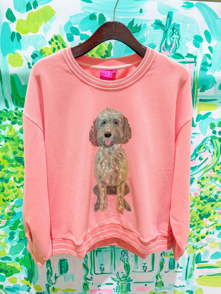Peach Doodle SweatshirtQueen of SparklesThe Printed Peach Savannah