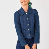 Peyser Quilted Denim JacketLILLY PULITZERThe Printed Peach Savannah