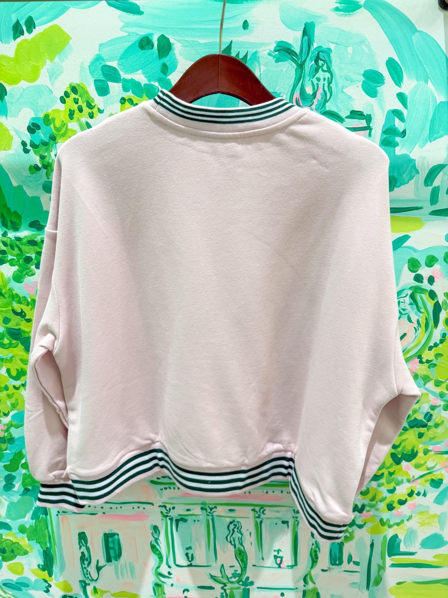 Pink 'Beach' Icon SweatshirtQueen of SparklesThe Printed Peach Savannah