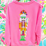 Pink Candyland Nutcracker SweatshirtQueen of SparklesThe Printed Peach Savannah
