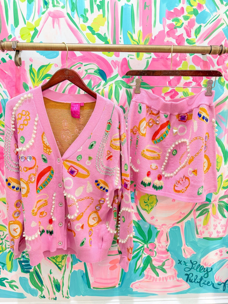 Pink Jewelry Queen SkirtHeartland Retail ItemsQueen of SparklesThe Printed Peach Savannah