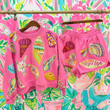 Pink Multi Shell ShortHeartland Retail ItemsQueen of SparklesThe Printed Peach Savannah
