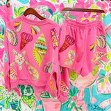 Pink Multi Shell ShortHeartland Retail ItemsQueen of SparklesThe Printed Peach Savannah