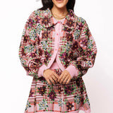 Pink Plaid Poinsettia SkirtQueen of SparklesThe Printed Peach Savannah