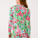 PJ Knit LS Button - Up TopWomen - Pajama Party - TopsLILLY PULITZERThe Printed Peach Savannah