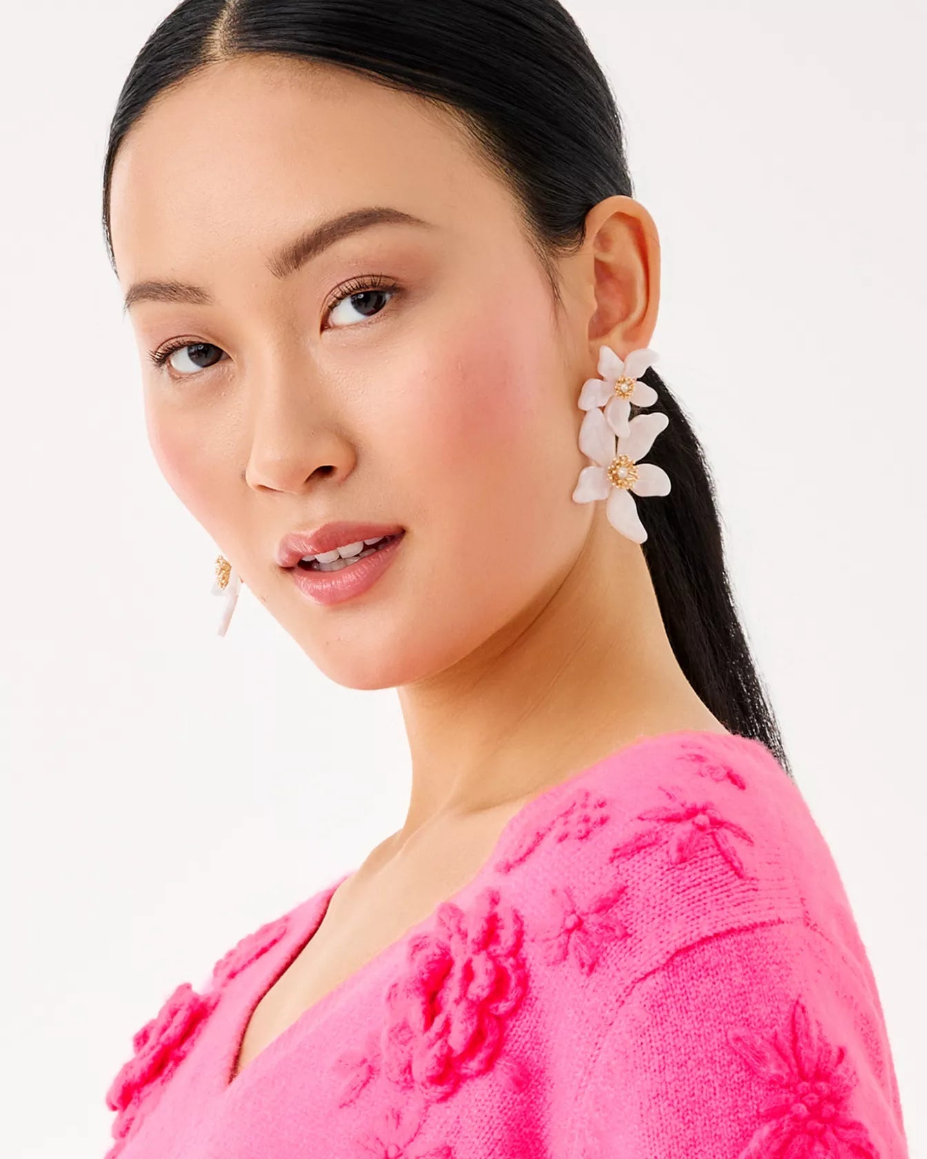 Plumes In Bloom Convertible EarringsAccessories - Jewelry - EarringsLILLY PULITZERThe Printed Peach Savannah