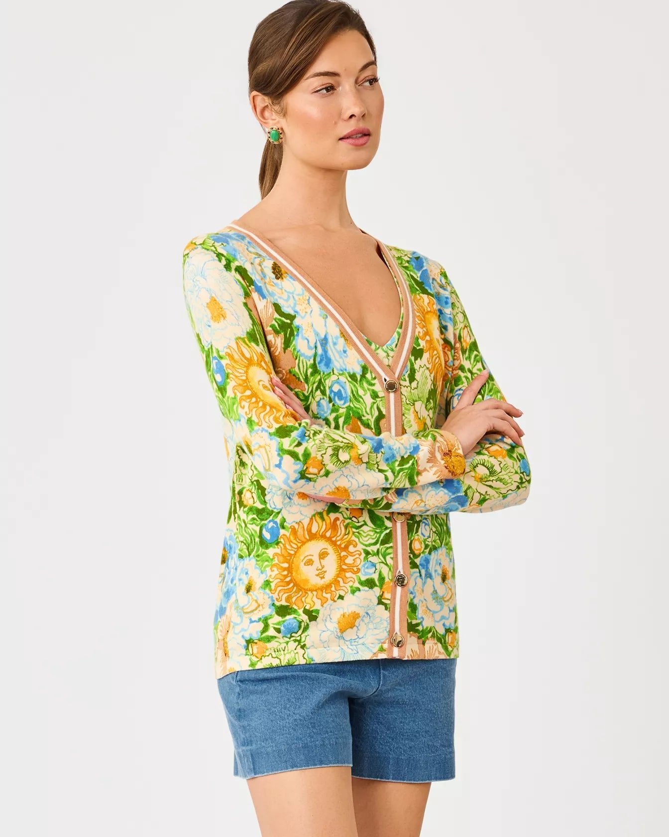 Pollyanne CardiganLILLY PULITZERThe Printed Peach Savannah