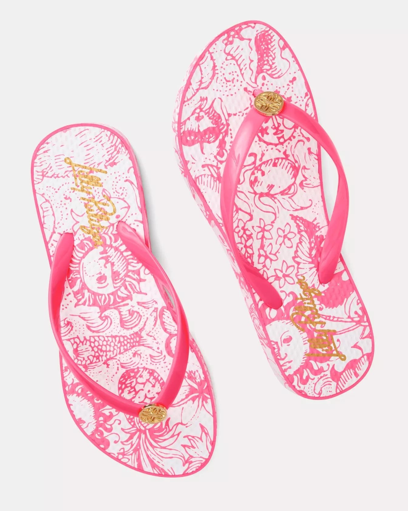Pool Flip FlopAccessories - Shoes - SandalsLILLY PULITZERThe Printed Peach Savannah